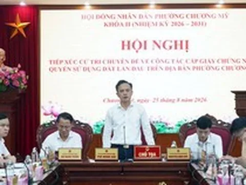 Chương Mỹ lấy hài lòng của người dân về cấp sổ đỏ làm thước đo cán bộ