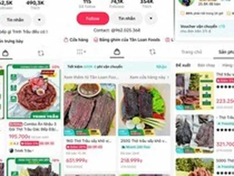 Sau ồn ào Hải Sapa, loạt TikToker đình đám vẫn giữ giỏ hàng thịt trâu gác bếp