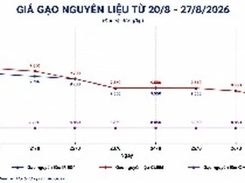 Thị trường hàng hóa ngày 27/8: Heo hơi chững ở vùng cao, gạo tiếp đà giảm