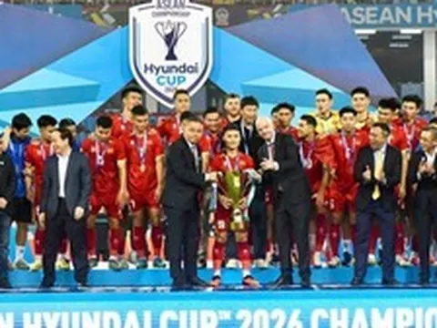 Danh sách các khoản tiền thưởng cho đội tuyển Việt Nam sau chức vô địch: Mỗi cầu thủ được thưởng riêng 40 triệu đồng