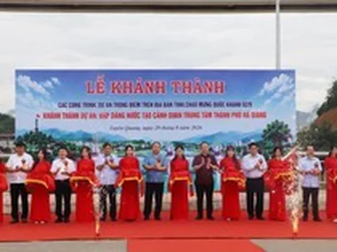 Tuyên Quang khánh thành đập dâng hơn 330 tỷ đồng trên sông Lô