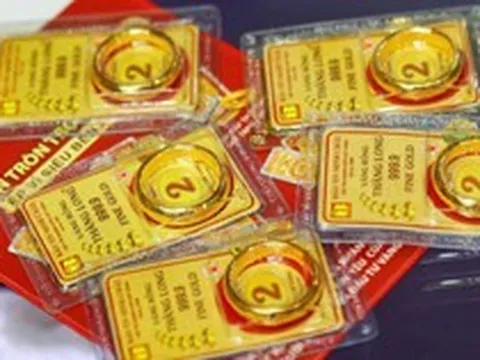 Giá vàng nhẫn trơn, vàng miếng sáng 1/9 tại SJC, PNJ, DOJI, Bảo Tín Minh Châu và Phú Quý