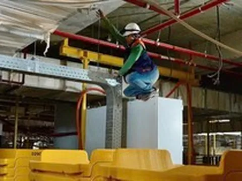 Gần 100% nhân lực thi công xuyên lễ tại sân bay Long Thành