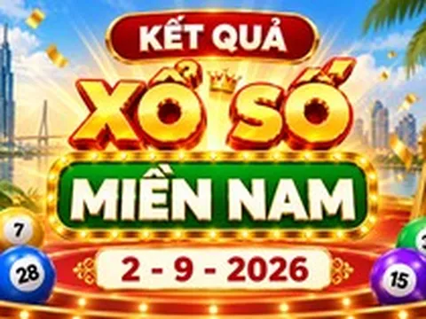 XSMN 2/9 - Xổ số miền Nam hôm nay ngày 2/9/2026