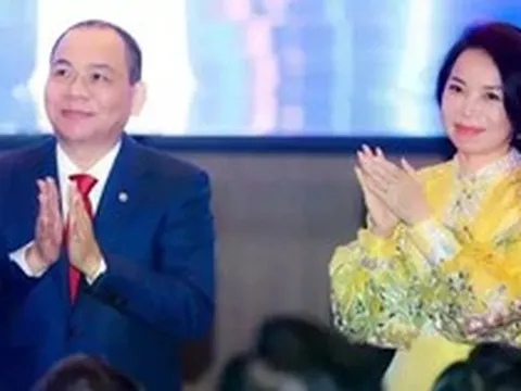 Sau dịp 2/9, vợ chồng tỷ phú Phạm Nhật Vượng có thêm hơn 1 tỷ USD