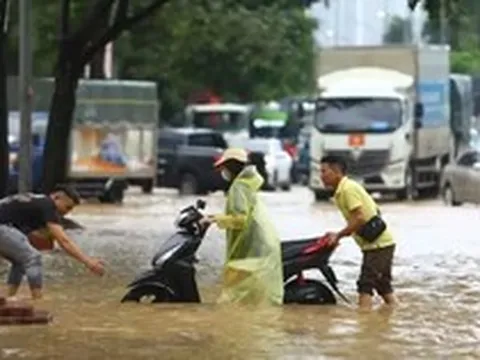 Hà Nội chính thức có 'Bản đồ mưa ngập'
