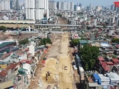 Vành đai 2,5 chạy đua tiến độ, thi công 3 ca xuyên ngày đêm để kịp thông xe 10/10