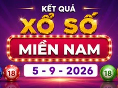 XSMN 5/9 - Kết quả xổ số miền Nam hôm nay 5/9/2026