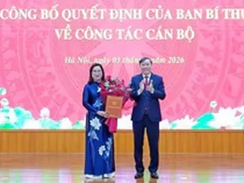Ban Bí thư Trung ương Đảng điều động, bổ nhiệm nhân sự