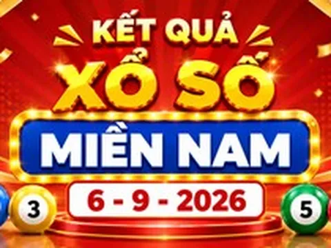 XSMN 6/9 - Kết quả xổ số miền Nam hôm nay 6/9/2026