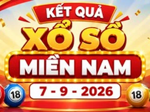 XSMN 7/9 - Kết quả xổ số miền Nam hôm nay 7/9/2026 - XSMN ngày 7 tháng 9