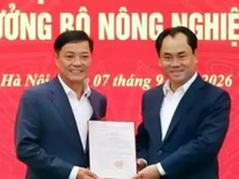 Ông Lê Trọng Yên làm Thứ trưởng Bộ Nông nghiệp và Môi trường