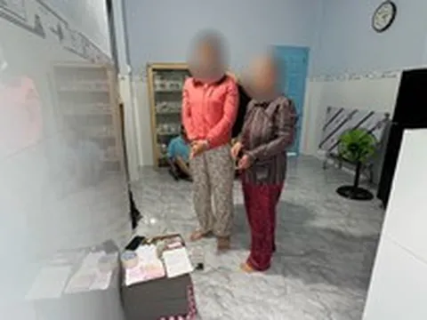 Bắt người phụ nữ ghi lô đề và con dâu SN 1999