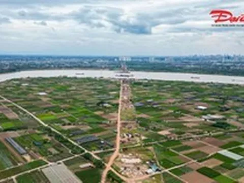 Cầu Ngọc Hồi đang dần thành hình, dự kiến về đích trước APEC 2027