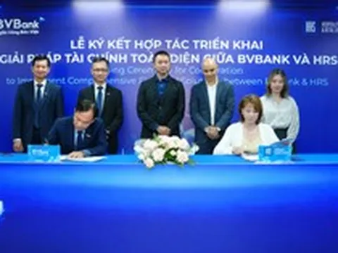 BVBANK và HRS ký kết hợp tác giải pháp tài chính toàn diện cho ngành khách sạn