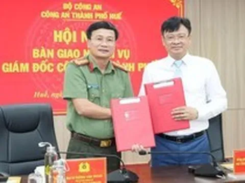 Đại tá Dương Văn Thoan được giao phụ trách Công an TP Huế