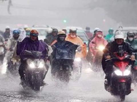 Không khí lạnh tiếp tục được bổ sung, nhiều nơi xuất hiện mưa to đến rất to