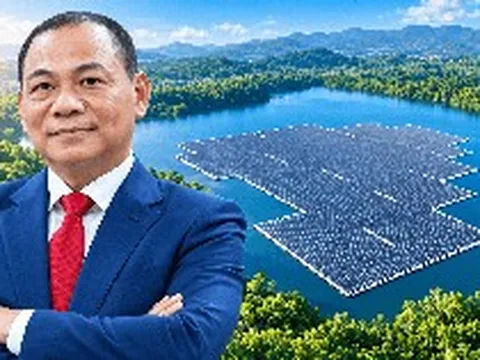 Ông Phạm Nhật Vượng sẽ phủ gần 700.000 tấm pin trên một hồ thủy điện ở Tây Bắc: Gấp đôi “kỷ lục gia” Đông Nam Á Citara của Indonesia