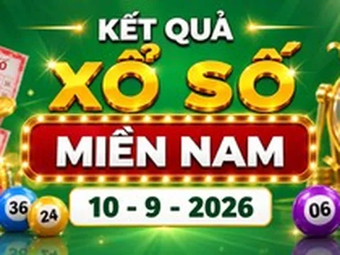 XSMN 10/9 - Kết quả XSMN ngày 10/9/2026 - Xổ số miền Nam ngày 10 tháng 9
