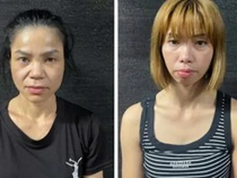 Tuần tra lúc 21h30’, Công an bắt quả tang Bùi Thị Hà Trang SN 1982, truy xét Nguyễn Thu Hoài SN 1985