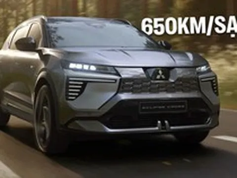 SUV điện Mitsubishi ngang cỡ Xforce có giá quy đổi từ 990 triệu đồng, đầy pin đủ chạy Hà Nội - Huế