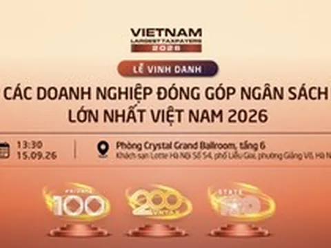 Đúng 13h30 hôm nay (15/9), hàng trăm doanh nghiệp cùng hội tụ tại VNTAX 2026: Cuộc gặp của các nhà lãnh đạo kiến tạo nguồn lực tăng trưởng