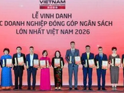 Vinh danh các ngân hàng nộp ngân sách nhiều nhất 2026: BIDV, MB, Techcombank, ACB, SHB nằm trong nhóm dẫn dắt