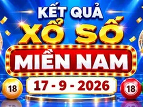 XSMN 17/9 - Kết quả XSMN hôm nay 17/9/2026 - Xổ số miền Nam ngày 17 tháng 9