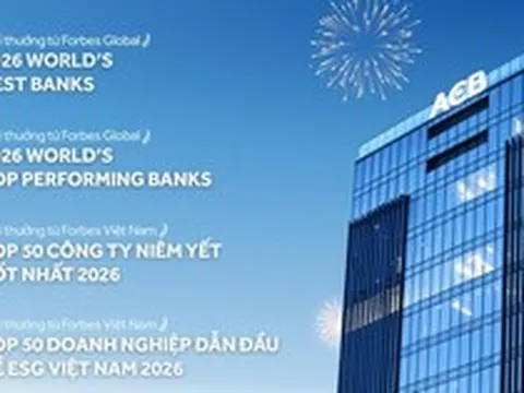 ACB được vinh danh trên bảng xếp hạng uy tín của Forbes toàn cầu và Forbes Việt Nam