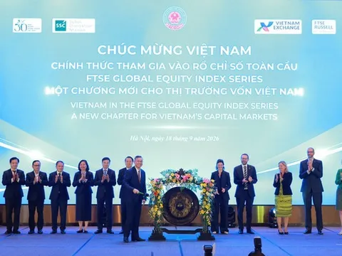 Chứng khoán Việt Nam chính thức bước vào “sân chơi” FTSE Russell từ 21/9