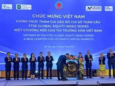 Đánh cồng ghi dấu chứng khoán Việt Nam vào nhóm thị trường mới nổi