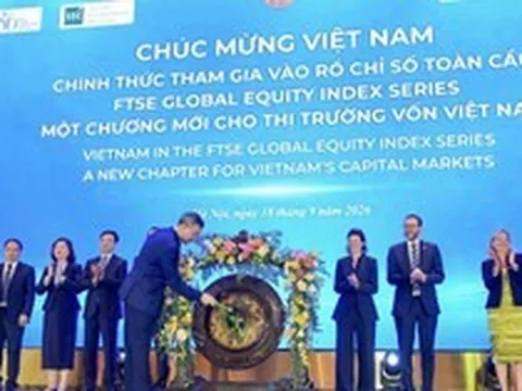 Chứng khoán Việt Nam chính thức gia nhập rổ chỉ số toàn cầu FTSE Russell