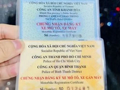 Người dân chú ý thông báo quan trọng liên quan đến giấy đăng ký xe