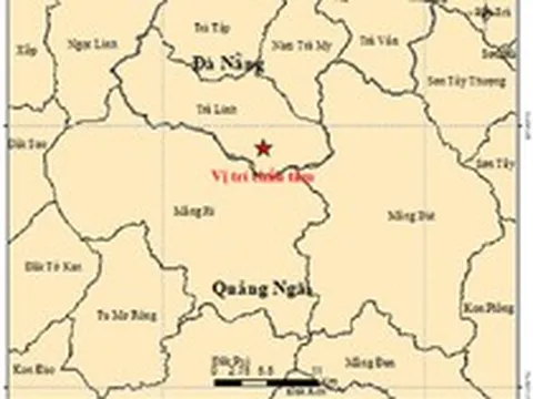 Liên tiếp xảy ra động đất ở Đà Nẵng, Quảng Ngãi