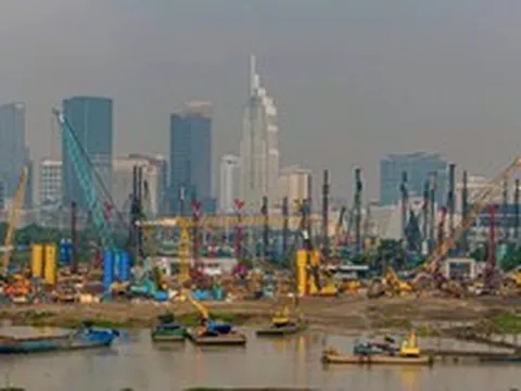 Đại công trường Trung tâm hành chính mới TP.HCM sau gần 5 tháng khởi công