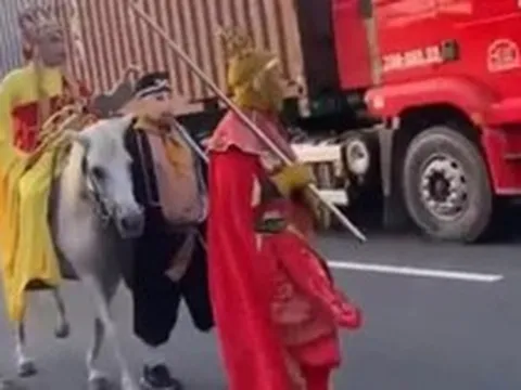 Sự thật về nhóm người hóa trang Tây Du Ký cưỡi ngựa giữa đường ở TPHCM